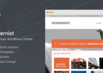 Modernist - Architecture&Engineer Wordpress Theme