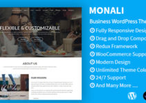 Monali - Business, Agency, Corporate WordPress Theme
