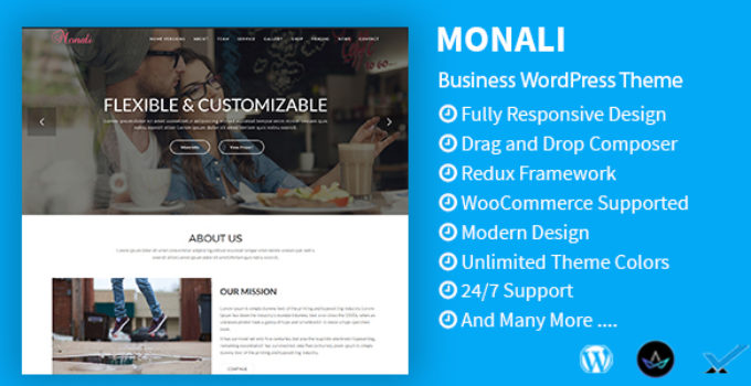 Monali - Business, Agency, Corporate WordPress Theme