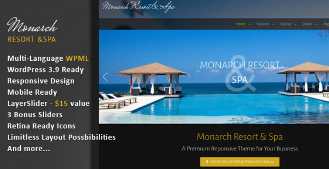 Monarch - Responsive Multi-Language Theme