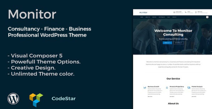 Monitor | Consulting & Business WordPress Theme
