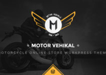 Motor Vehikal - Motorcycle Online Store WordPress Theme