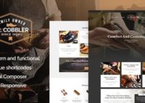 Mr. Cobbler | Custom Shoemaking & Repairs WordPress Theme