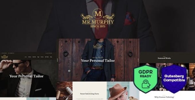 Mr. Murphy - Custom Tailoring WordPress Theme