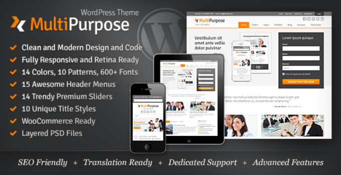 MultiPurpose - Responsive WordPress Theme