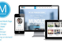 Mundus - A Business One Page WordPress Theme