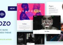 Music Band WordPress - Mozo