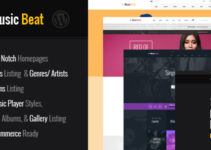 MusicBeat Music Bands Musicians & DJ's WordPress Theme