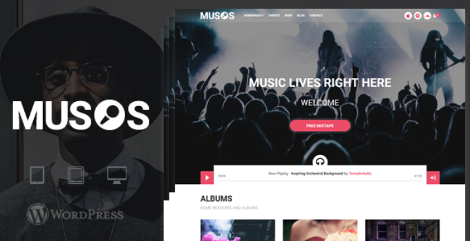 Musos - A WordPress Music Theme