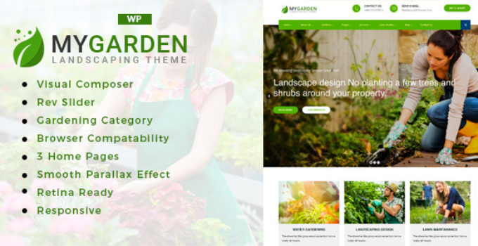 My Garden - Gardening WordPress Theme