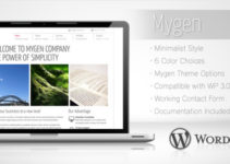 Mygen - Minimalist Business Wordpress Theme 2