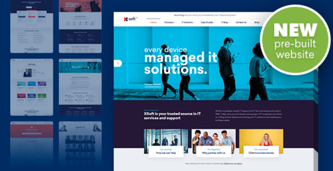 Nanosoft - WP Theme for IT Solutions and Services Company
