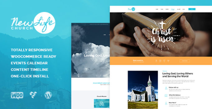 New Life | Church & Religion WordPress Theme