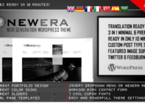 NewEra 3 in 1 Wordpress Theme Ready in 10 Minutes