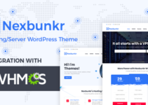 Nexbunker - Hosting/Server WordPress Theme + WHMCS