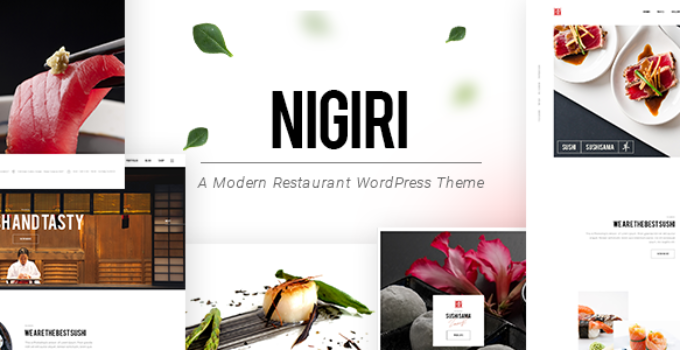 Nigiri - A Modern Restaurant WordPress Theme