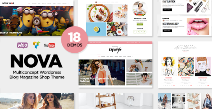 NovaBlog - Multi-Concept Blog / Magazine WordPress Theme