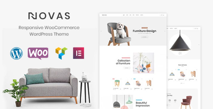 Novas | Furniture Store and Handmade Shop WordPress Theme