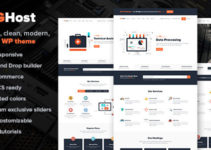 NRGHost - Flat Web Hosting WordPress Theme + WHMCS