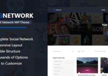 NRGNetwork - Responsive Social Network WordPress Theme