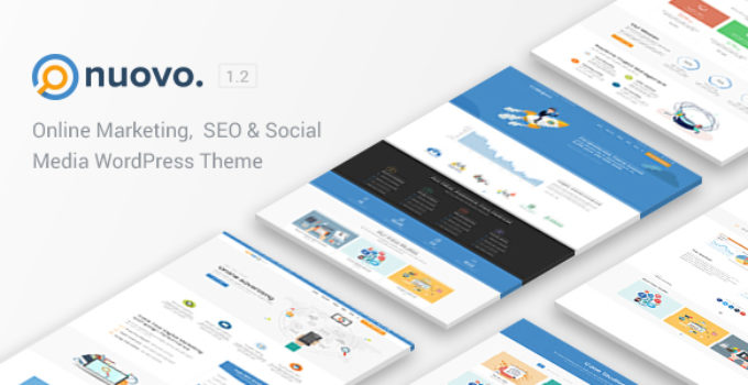 Nuovo - Social Media, Digital Marketing Agency, SEO WordPress Theme