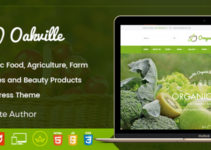 Oakville - Organic Food, Agriculture, Farm Services and Beauty Products WP Theme