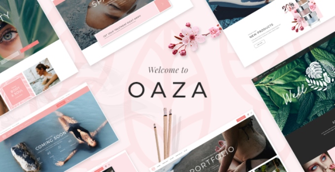 Oaza - Elegant Spa and Wellness Theme