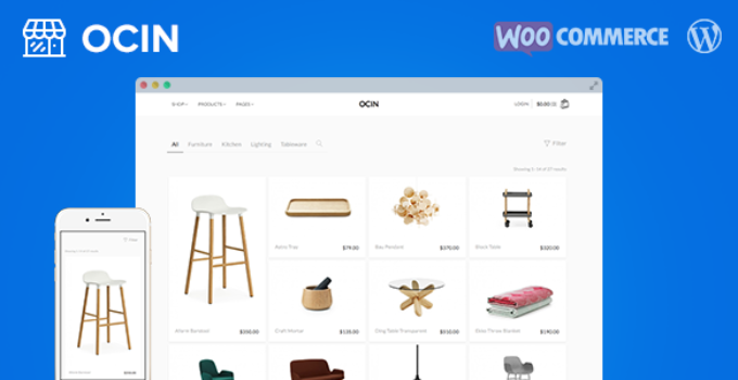 Ocin - Responsive WordPress WooCommerce Theme