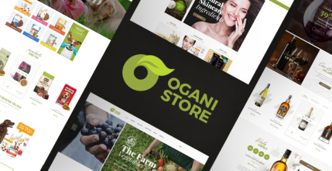 Ogani - Organic Food Store Theme for WooCommerce WordPress
