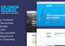 OilDrop - oil and gas industrial WordPress theme