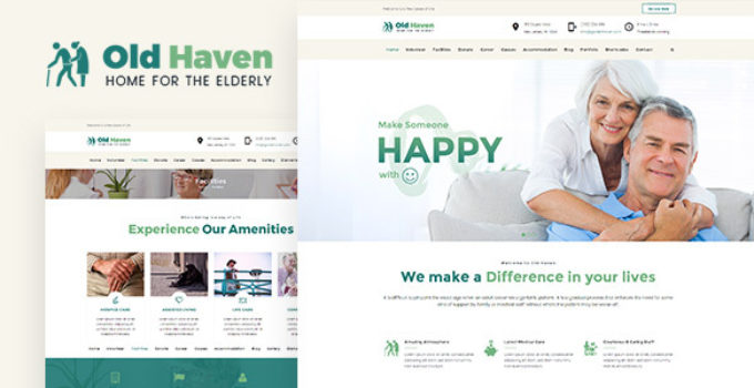 Old Haven | Theme for Old Age Home