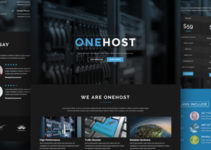 Onehost - One Page WordPress Hosting Theme