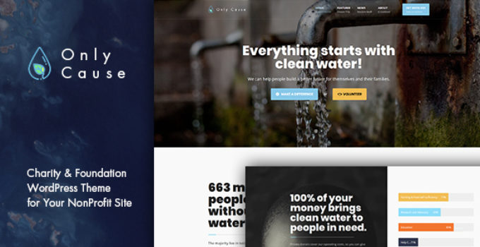 Only Cause - Charity & Foundation WordPress Theme