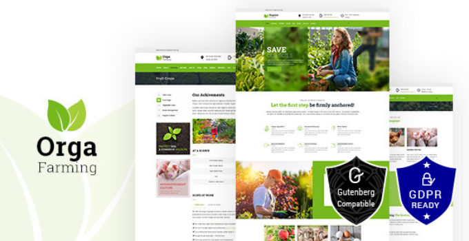 Orga Farm - Organic Food, Organic Farm WordPress Theme