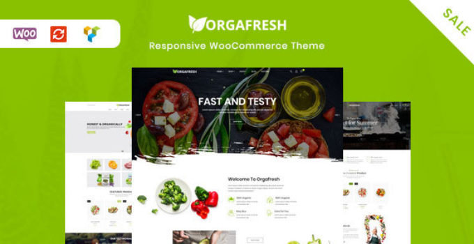 Orgafresh – Organic & Food WooCommerce WordPress Theme