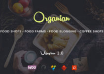 Organian Food, Responsive WordPress Theme