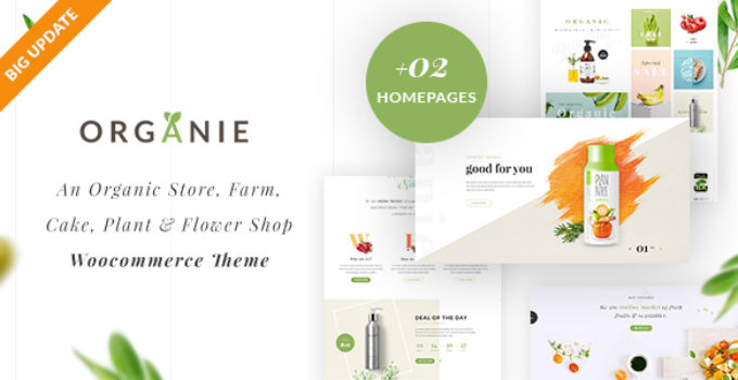 Organic Organie - Organic Store, Farm, Organic Food WooCommerce Theme
