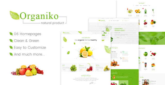 Organiko - Farm & Food Business WordPress Theme