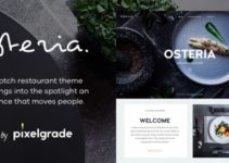 Osteria - An Engaging Restaurant WordPress Theme
