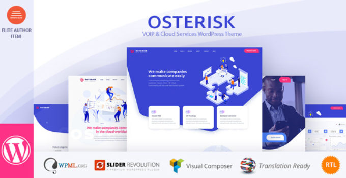 Osterisk: VOIP & Cloud Services WordPress Theme