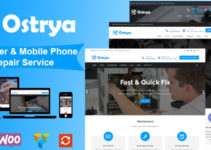 Ostrya - Computer Repair & Mobile Phone Repair Service WordPress Theme