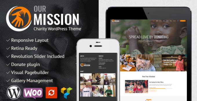 Our Mission - Charity WordPress Theme