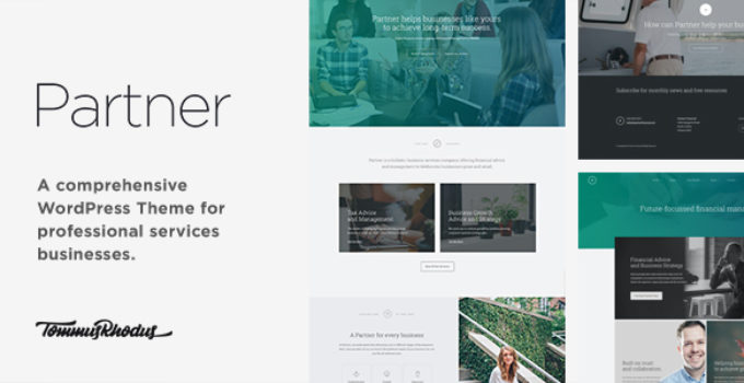 Partner - Accounting and Law Responsive WordPress Theme
