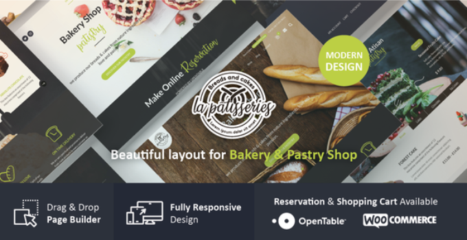Patistry - Cake & Bakery WordPress Theme