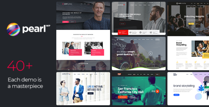 Pearl Business - Corporate Business WordPress Theme for Company and Businesses