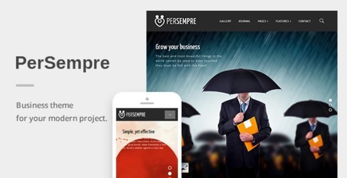 PerSempre - Responsive WordPress Theme For Your Business