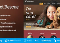 Pet Rescue - Animals and Shelter Charity WP Theme