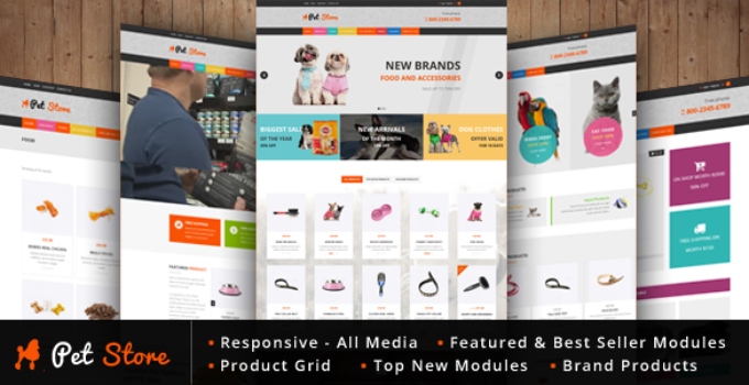 Pet Store - WordPress WooCommerce Theme for pets and vets