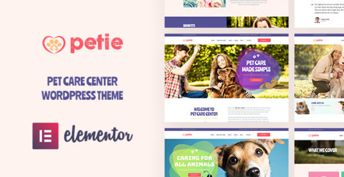 Petie - Pet Care Center & Veterinary WordPress Theme