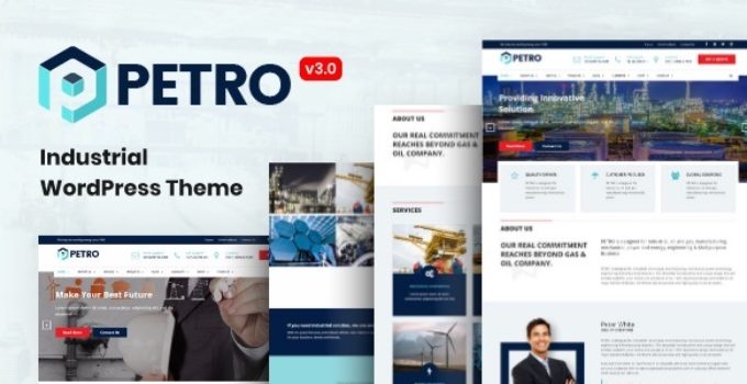 Petro - Industrial WordPress Theme